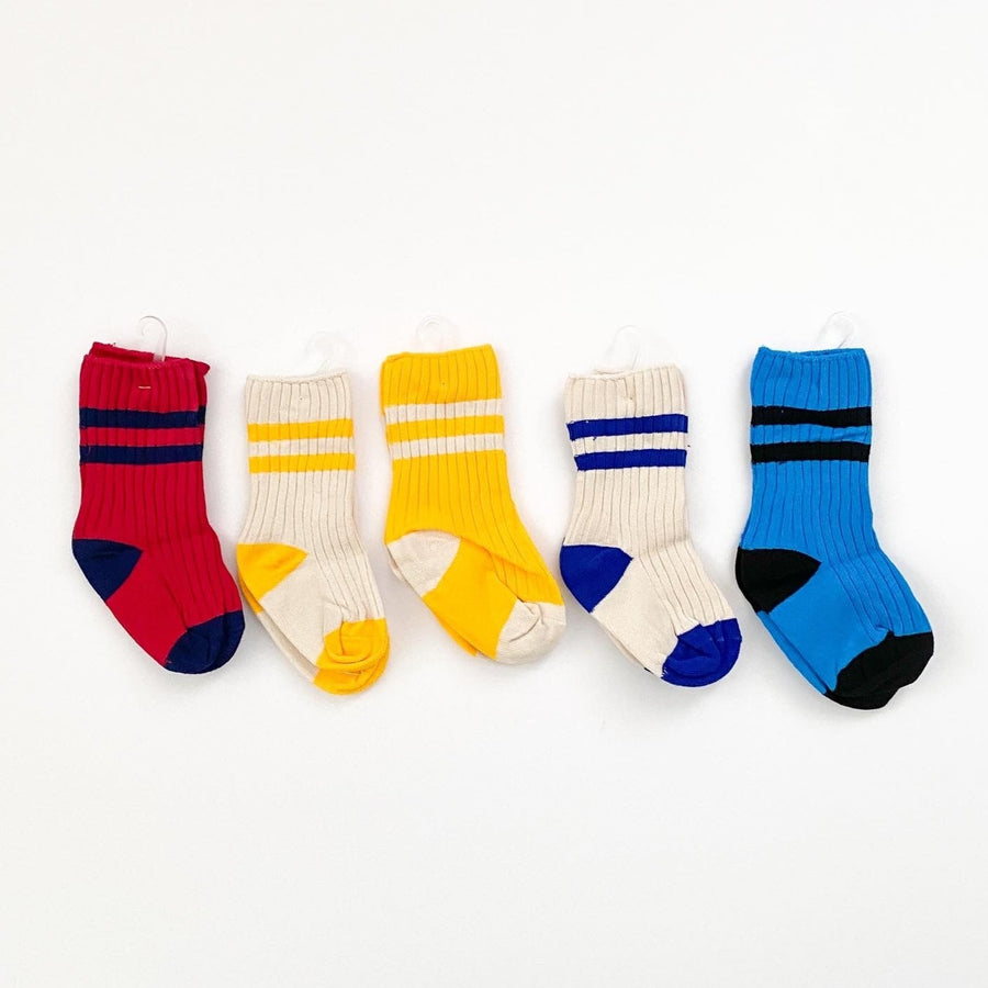 Color Block Socks Set
