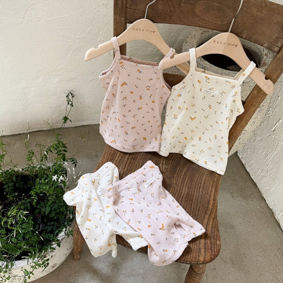 Baby Flower Tanktop Set